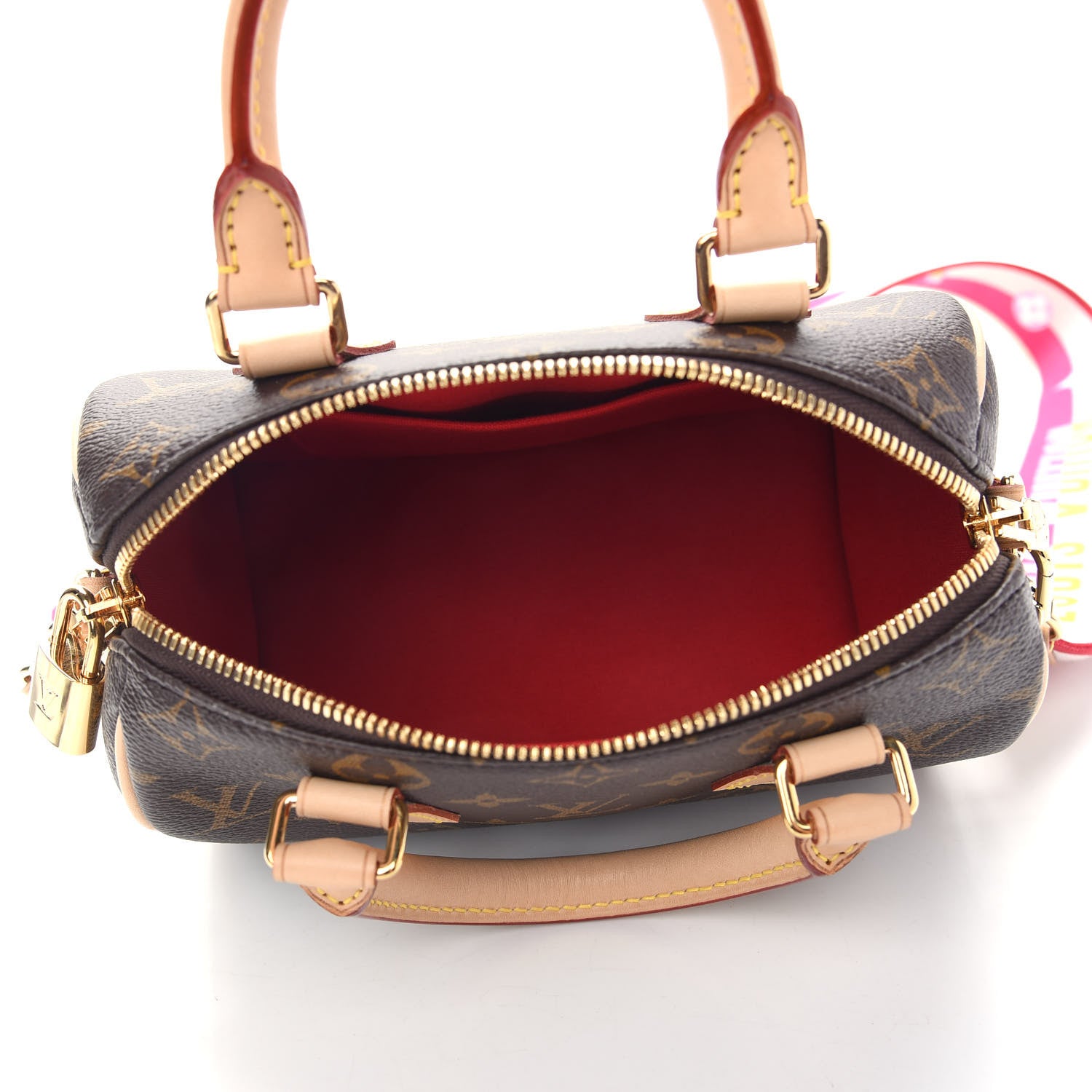 Louis Vuitton Monogram Speedy Bandouliere 20 Fuchsia 5 of 8