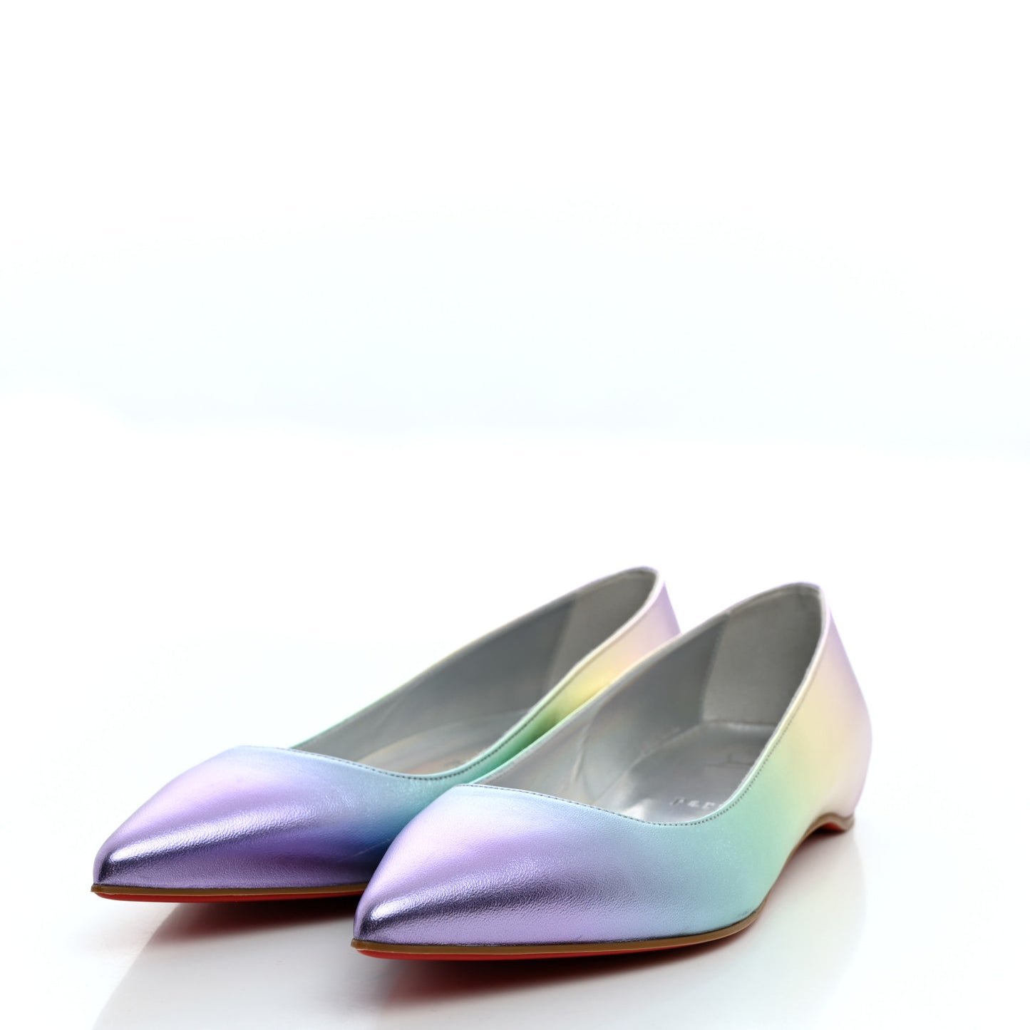 Iridescent Nappa Kate Flats 36.5 Multicolor