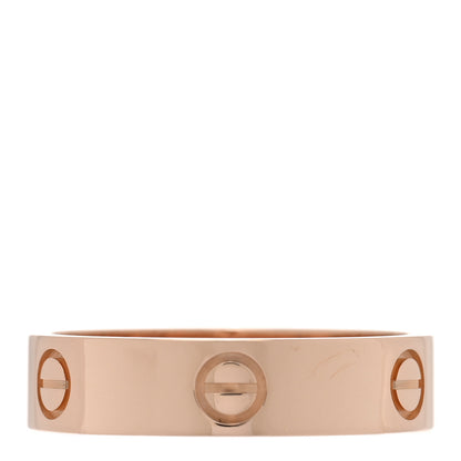 Cartier 18K Pink Gold 5.5mm LOVE Ring 65 11 1 of 5