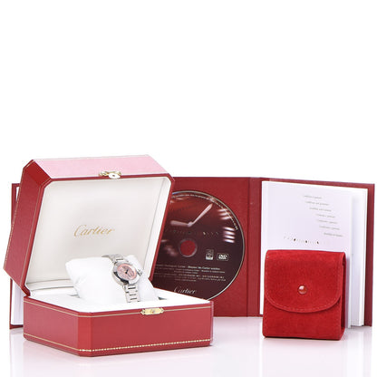 Cartier Stainless Steel 27mm Miss Pasha Quartz Watch Pink 9 of 9