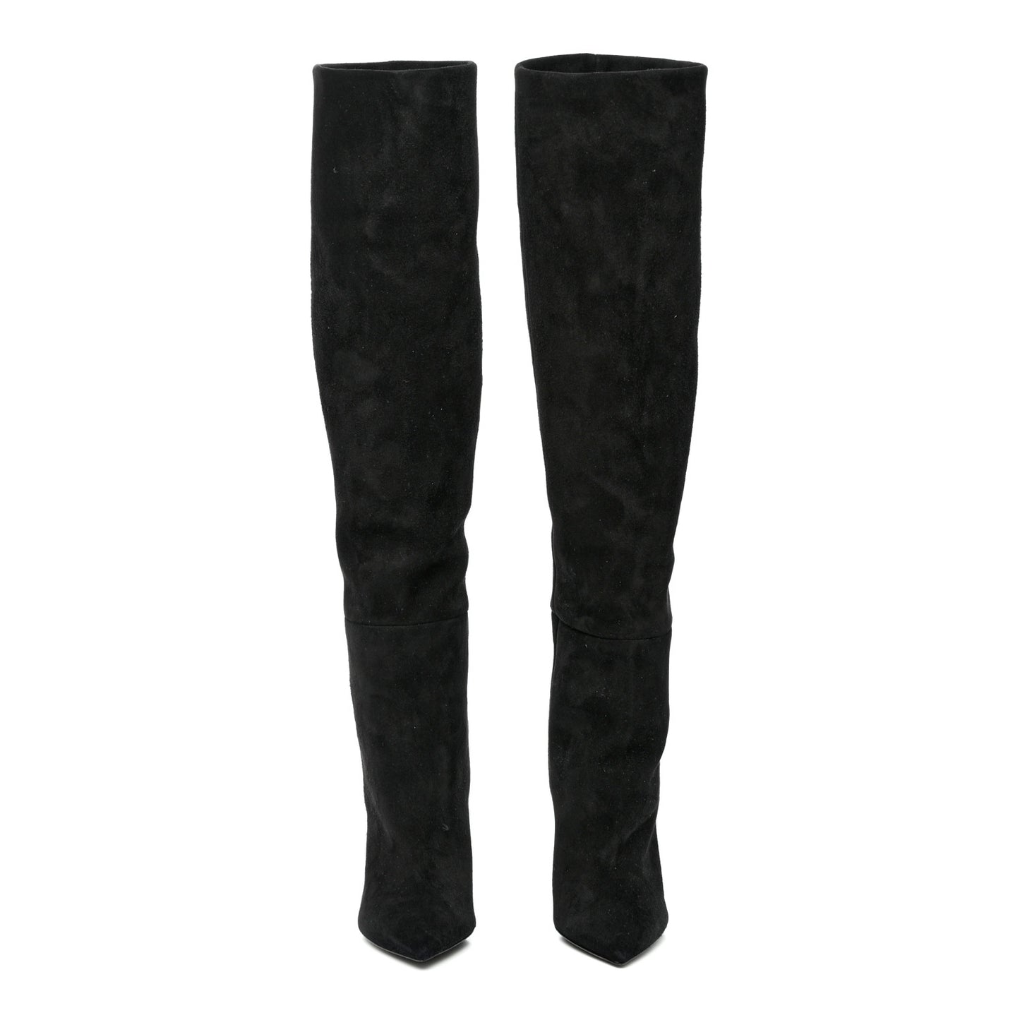 Suede Niki 105 Thigh High Boots 36.5 Black