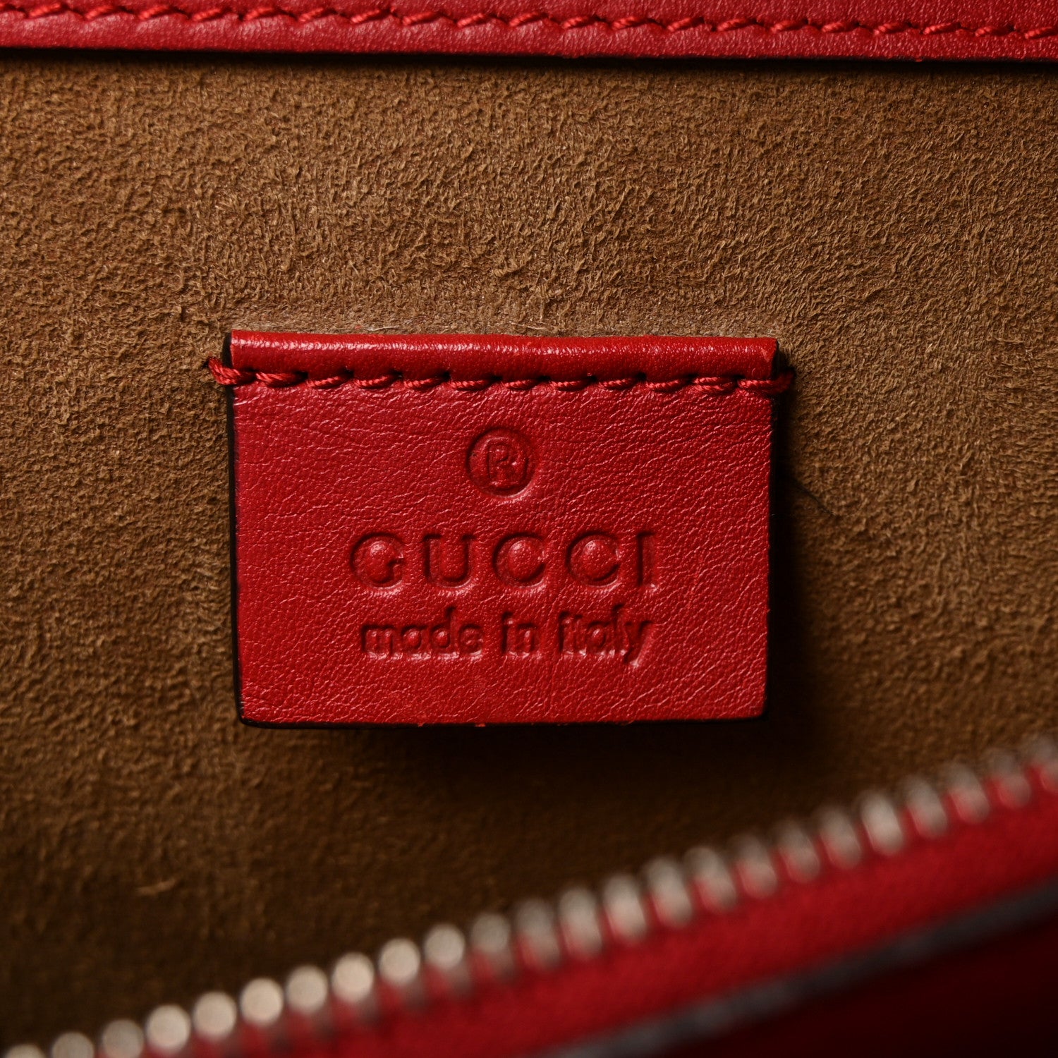 Gucci GG Supreme Monogram Arabesque Medium Dionysus Shoulder Bag Hibiscus Red 6 of 10