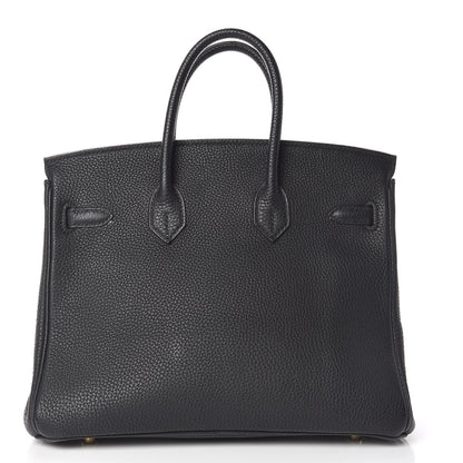 Hermes Togo Birkin 25 Black 4 of 38