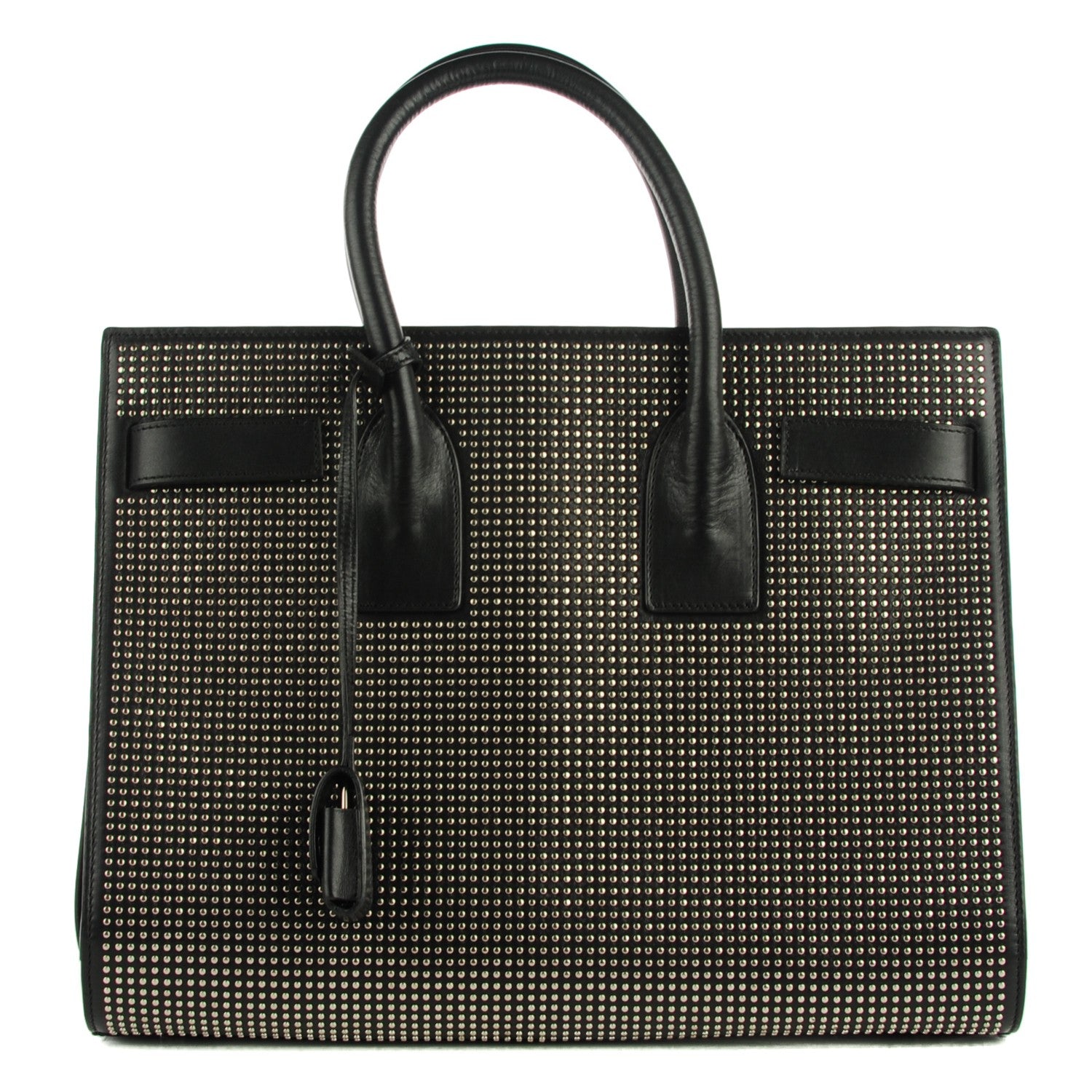 Saint Laurent Calfskin Studded Small Sac De Jour Black 1 of 9