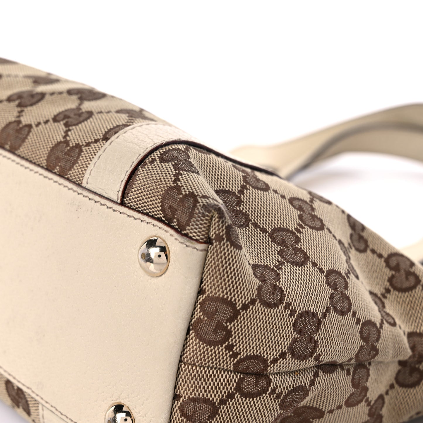 Monogram Small Abbey Tote Off White