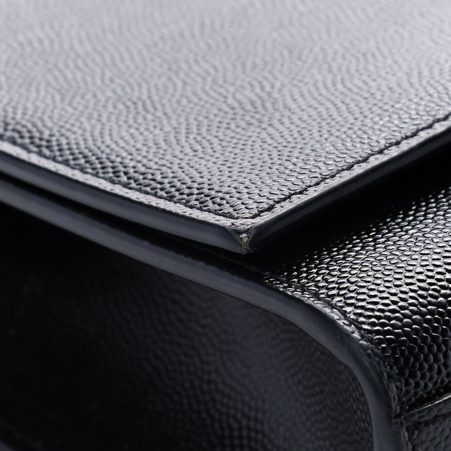 Saint Laurent Grain De Poudre Medium Classic Monogram Kate Satchel Black 12 of 15