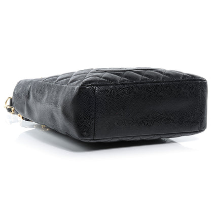 Chanel Caviar Petit Shopping Tote PST Black 4 of 8