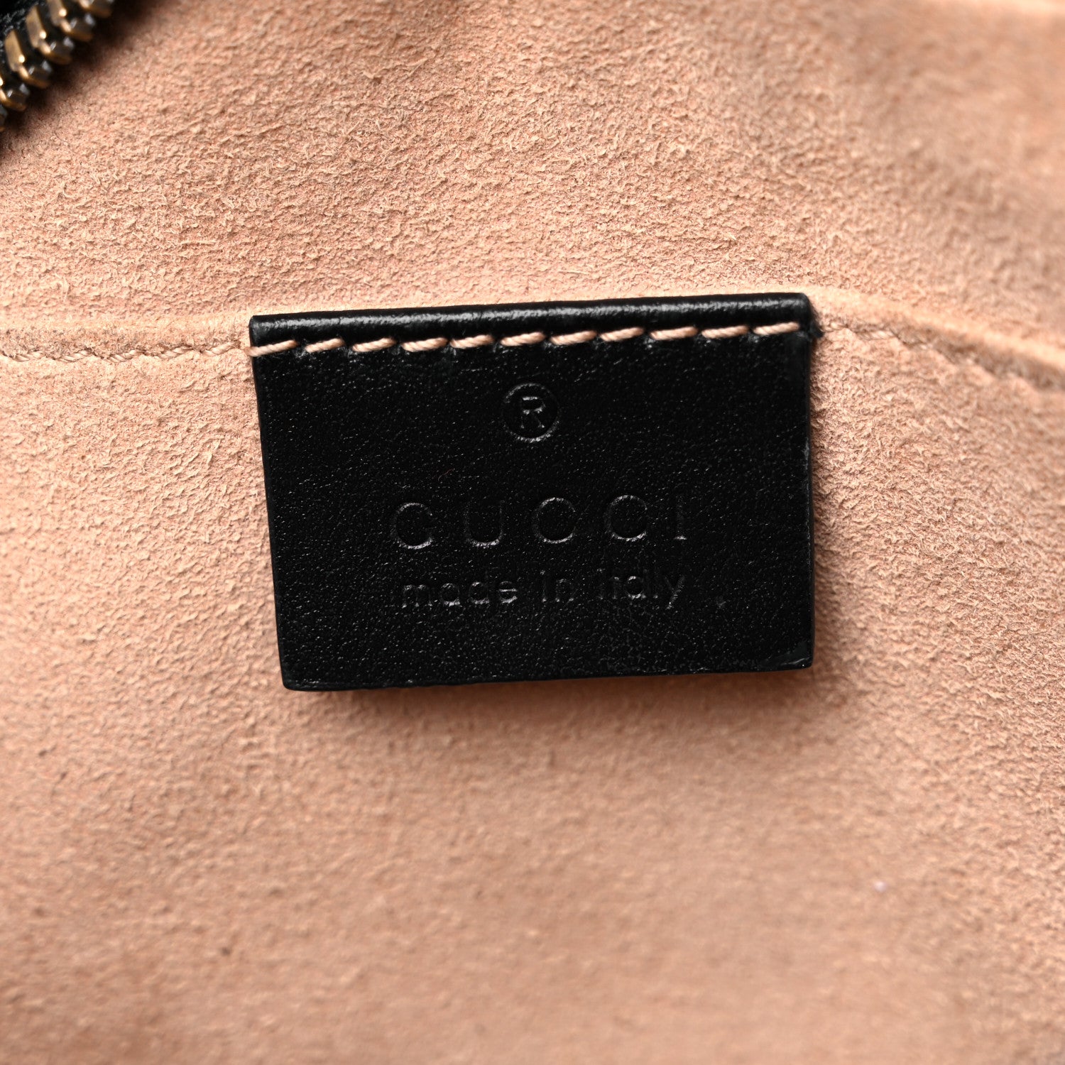 Gucci Calfskin Matelasse Small GG Marmont Chain Shoulder Bag Black 6 of 21