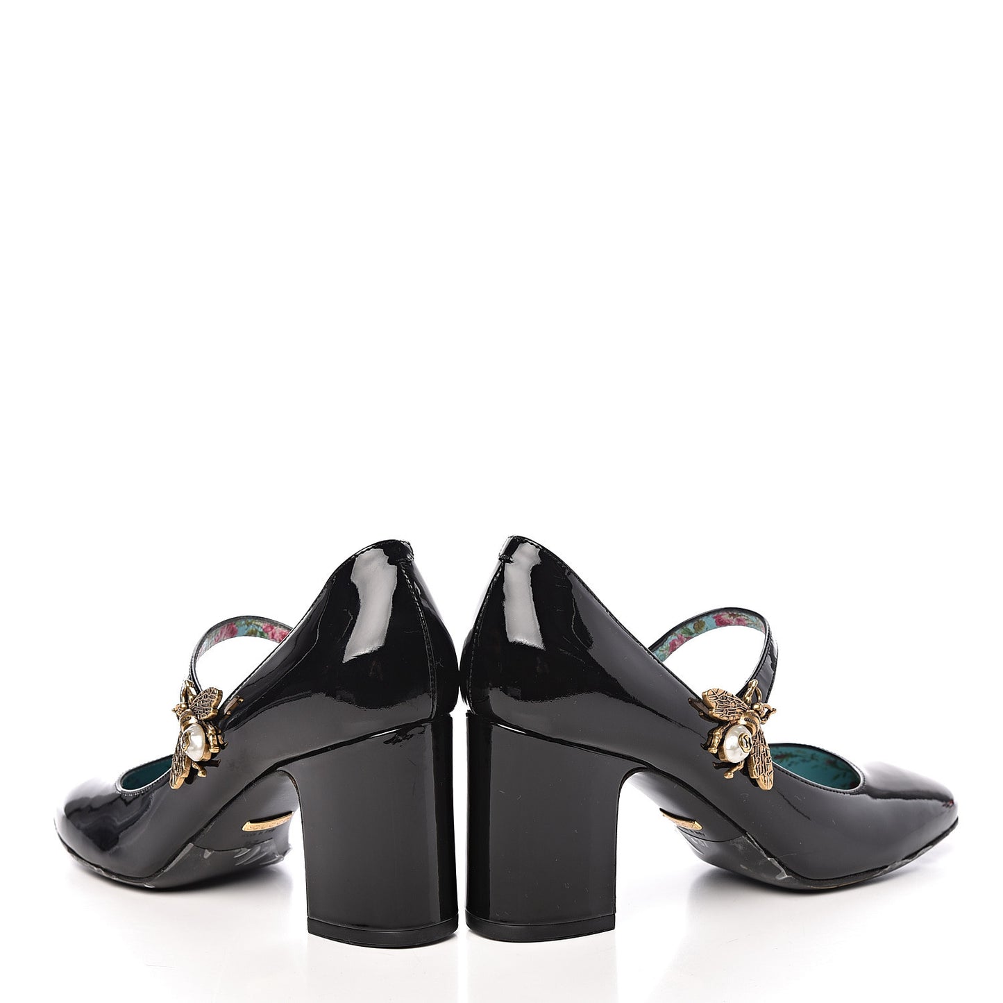 Vernice Crystal Lois Bee Mary Jane Pumps 37 Black