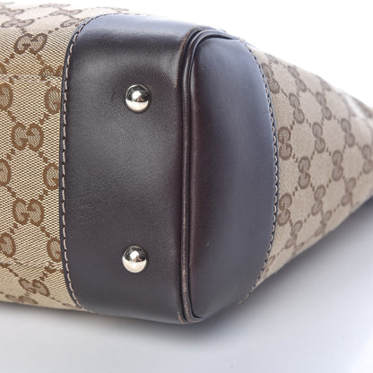 Gucci Monogram Web Medium Mayfair Tote Dark Brown 13 of 14