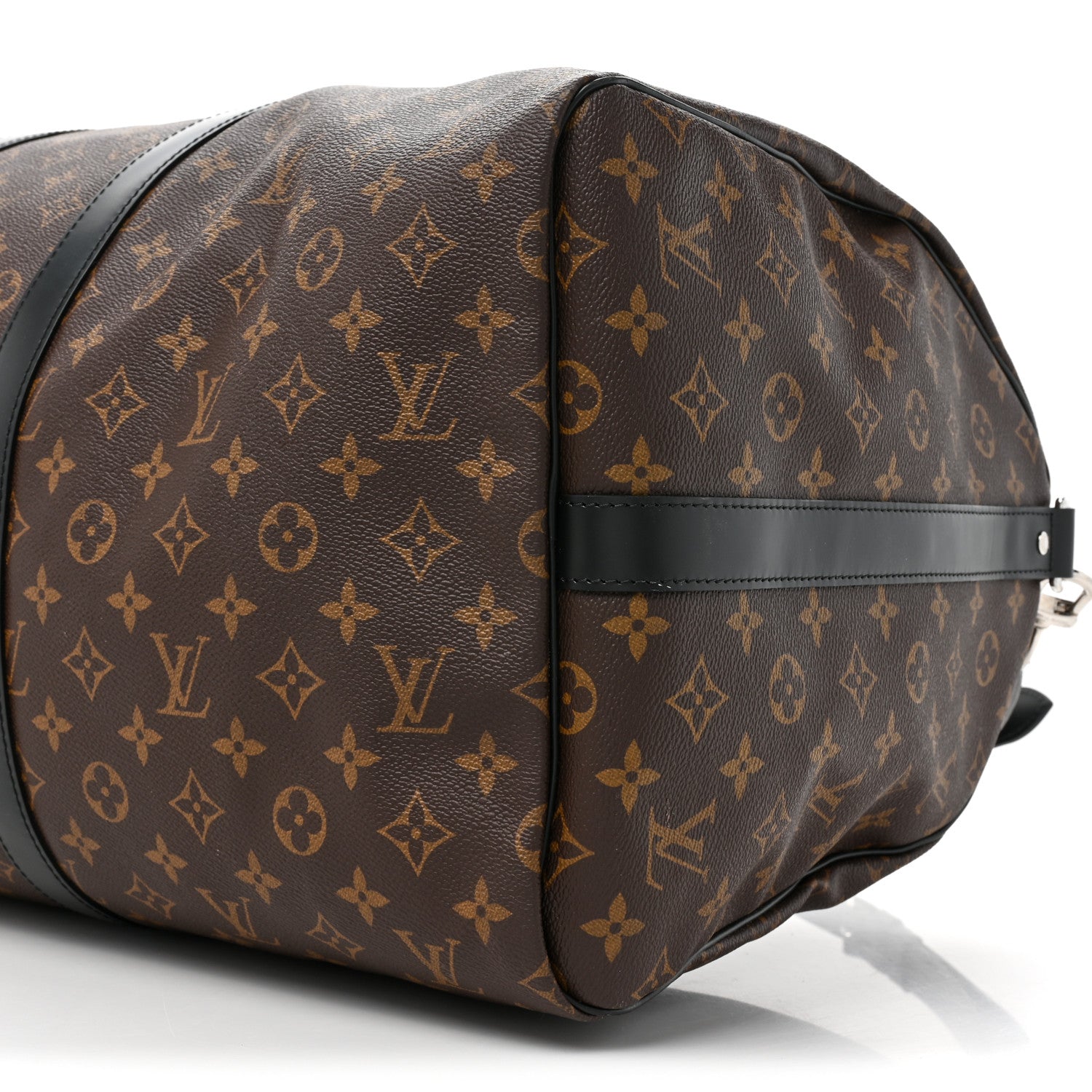 Louis Vuitton LOUIS VUITTON Monogram Macassar Keepall Bandouliere 55 8 of 11