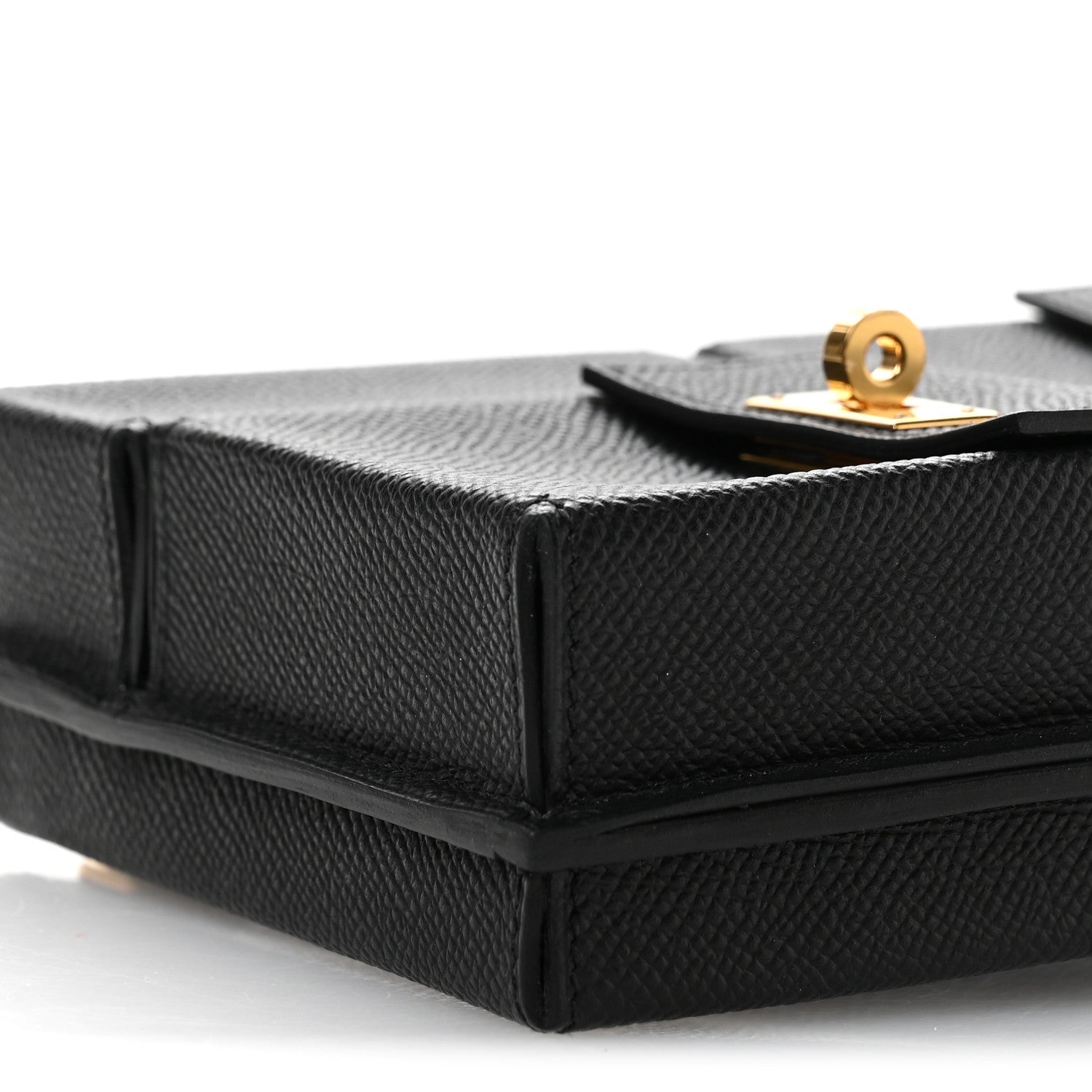 Hermes Epsom Kelly Multi Pocket Pochette To Go Black 10 of 11