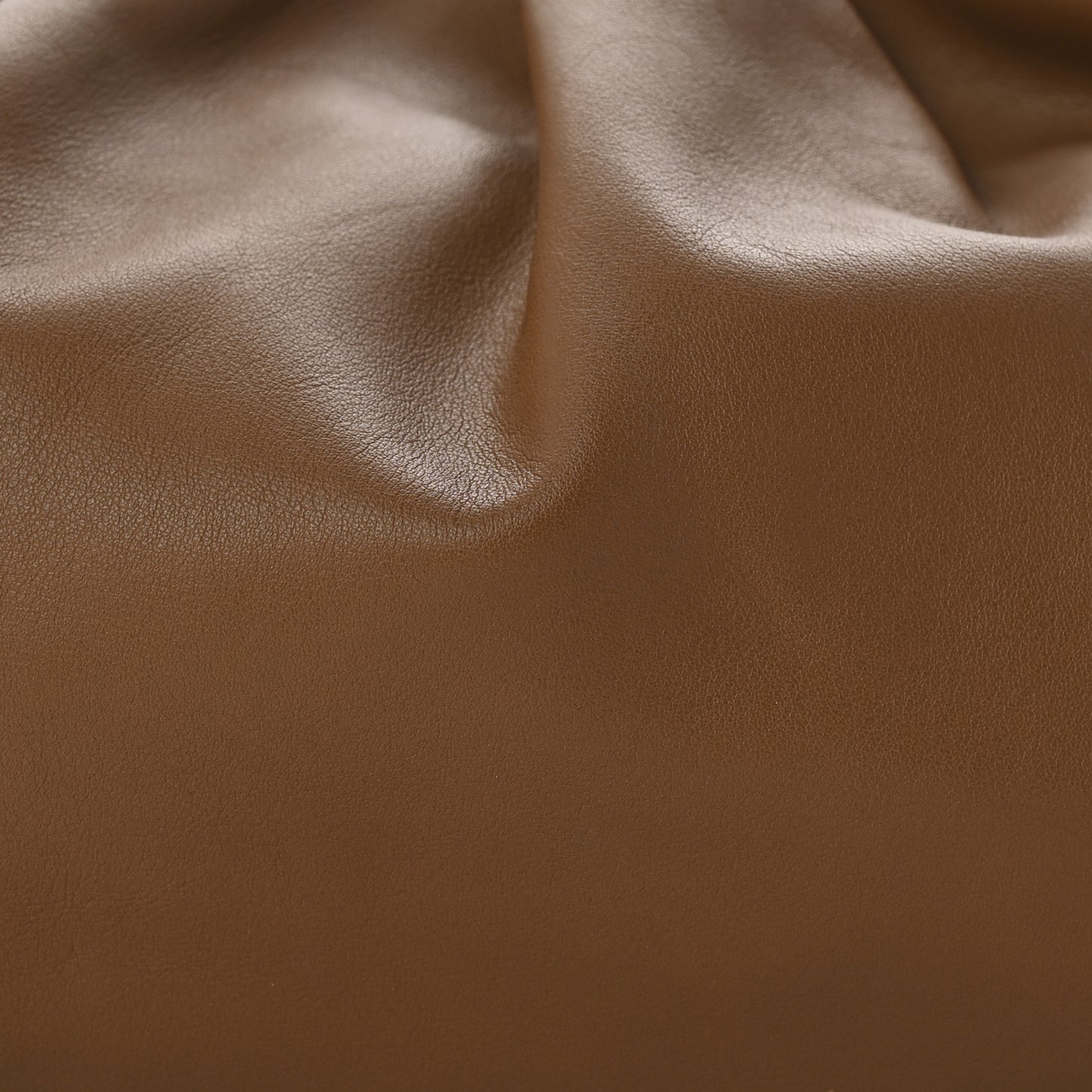 Smooth Butter Calf The Pouch Oversized Clutch Teak