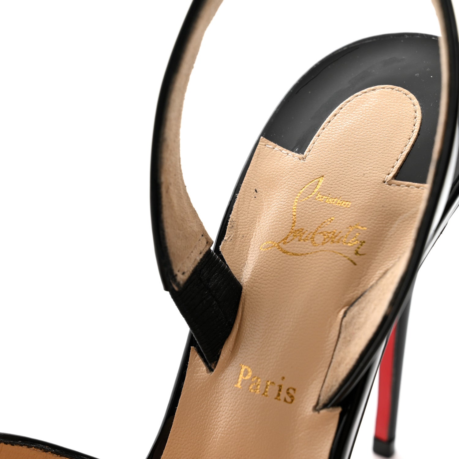 Christian Louboutin Patent Actina 100 Pumps 38.5 Black 8 of 12