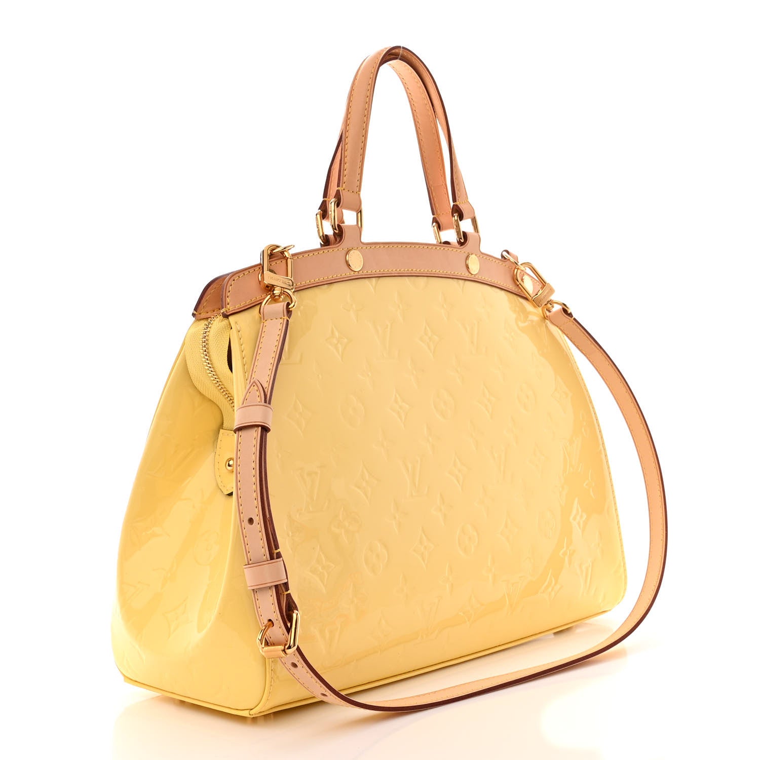 Louis Vuitton Vernis Brea MM Citrine 3 of 11