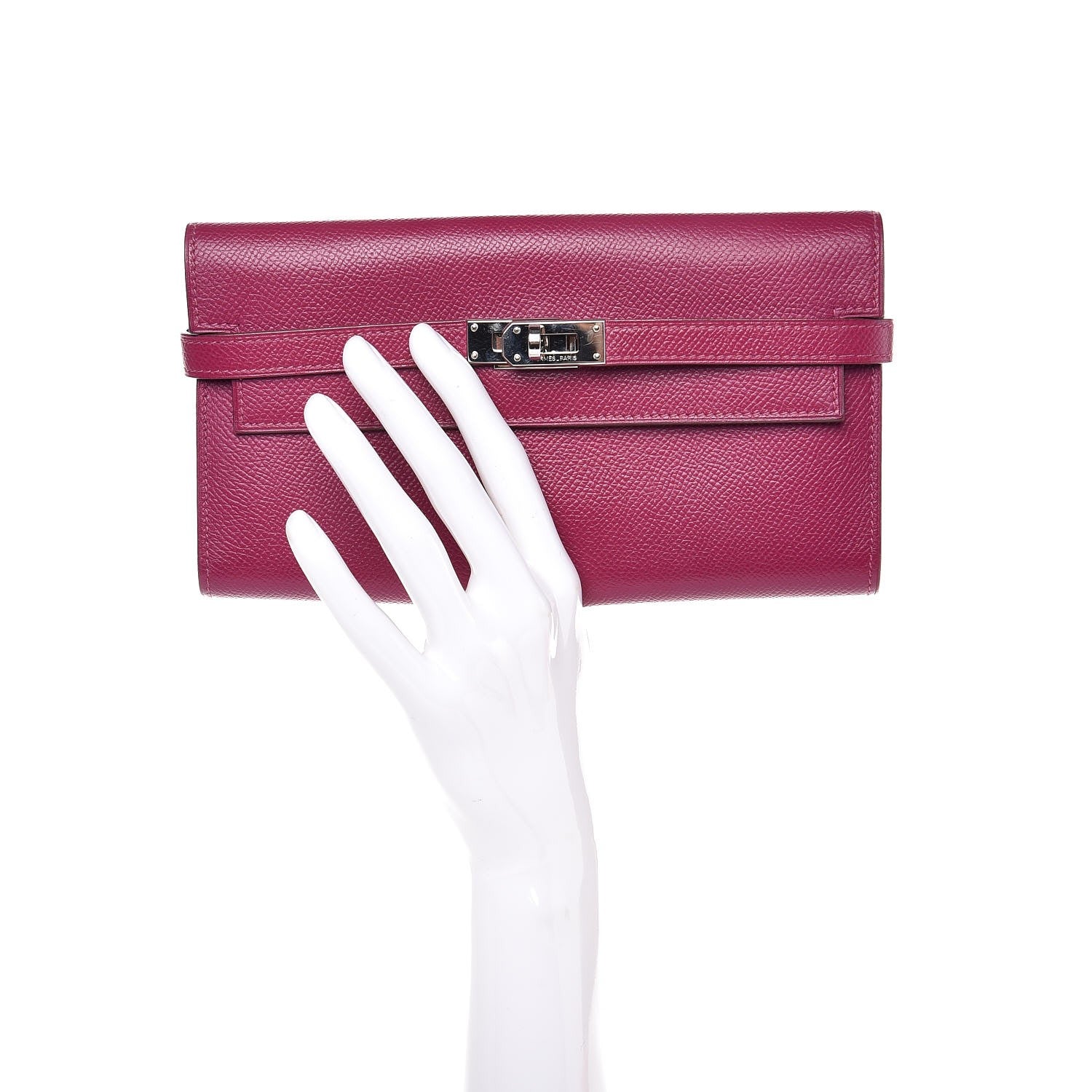 Hermes Epsom Kelly Longue Wallet Tosca 2 of 8