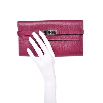 Hermes Epsom Kelly Longue Wallet Tosca 2 of 8