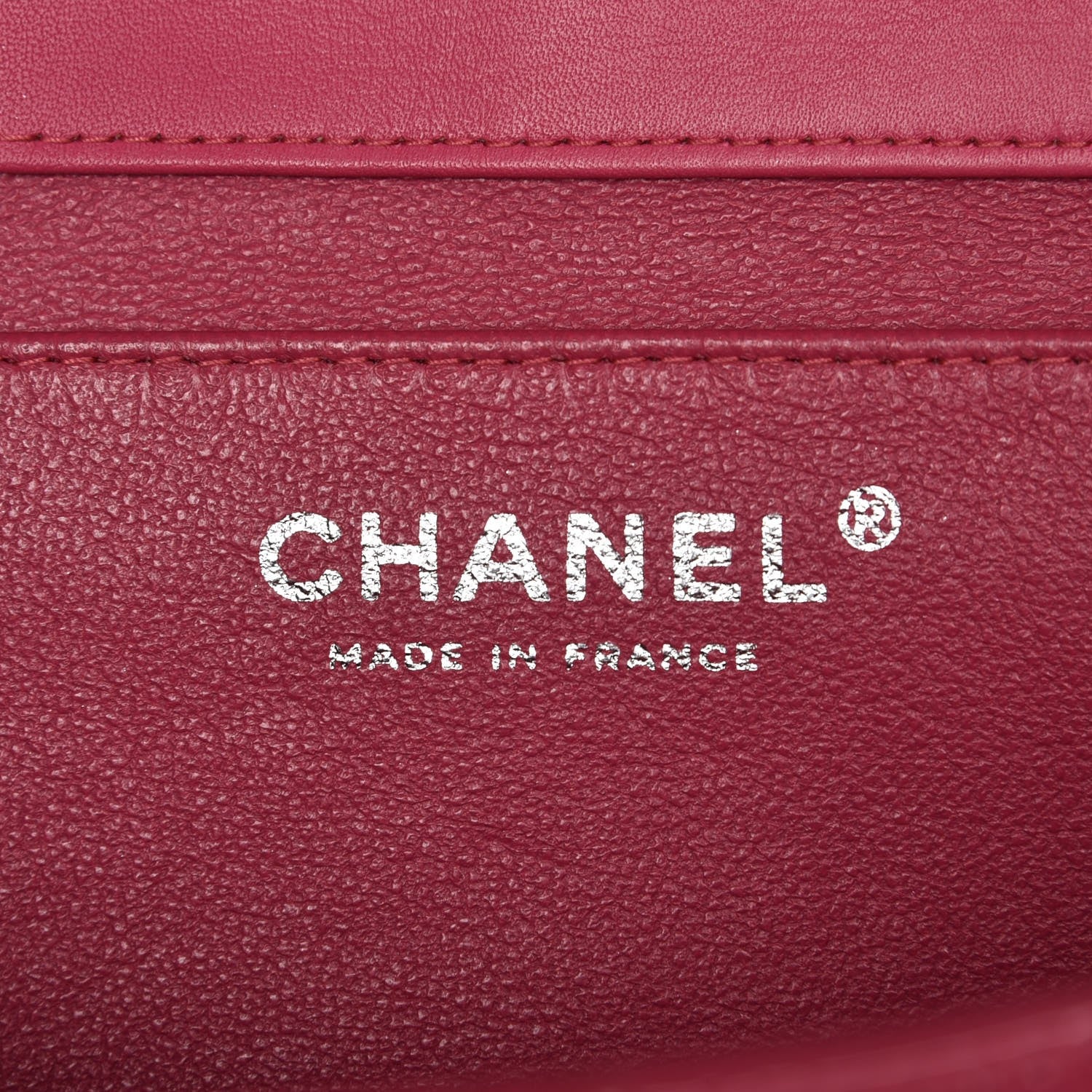 Chanel Patent Quilted Clutch With Chain Flap Fuchsia 6 of 7