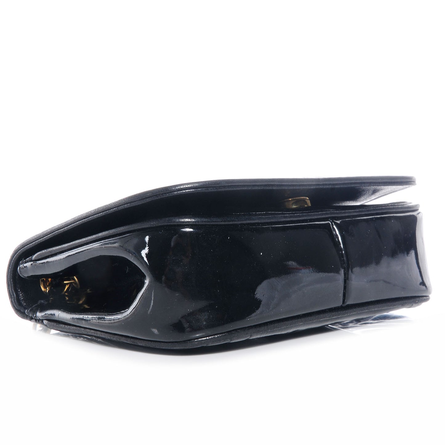 Patent Mini Flap Black