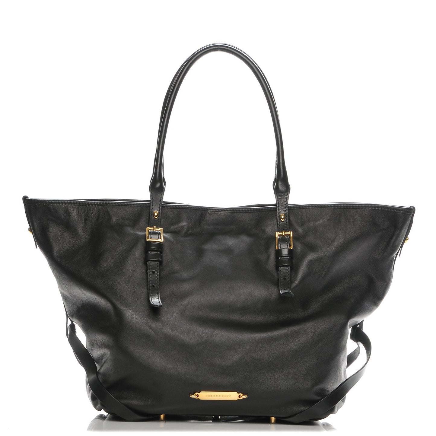 Lambskin Medium East West Tote Black