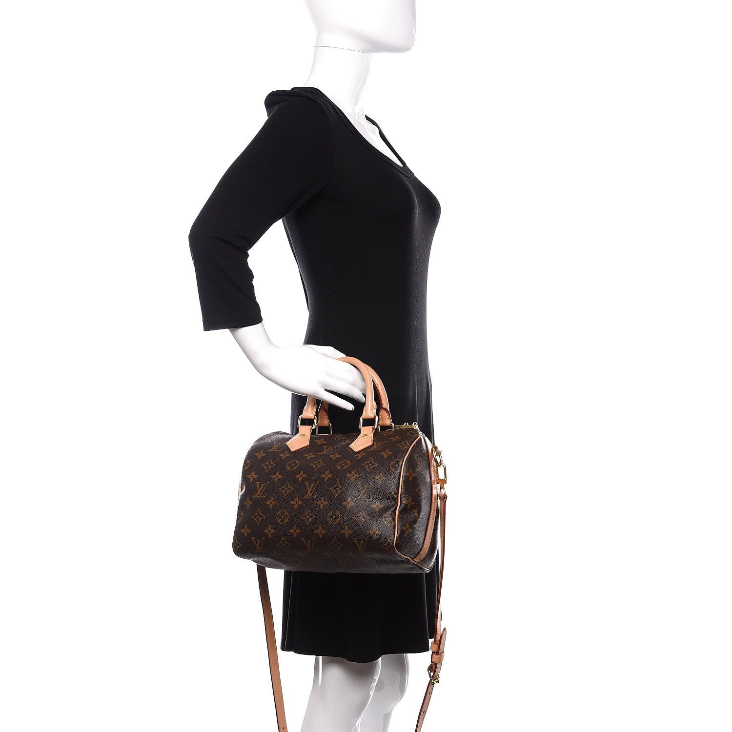 Louis Vuitton Monogram Speedy Bandouliere 25 3 of 17