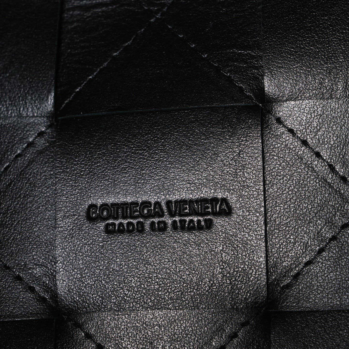 Nappa Maxi Intrecciato Cassette Bucket Bag Black