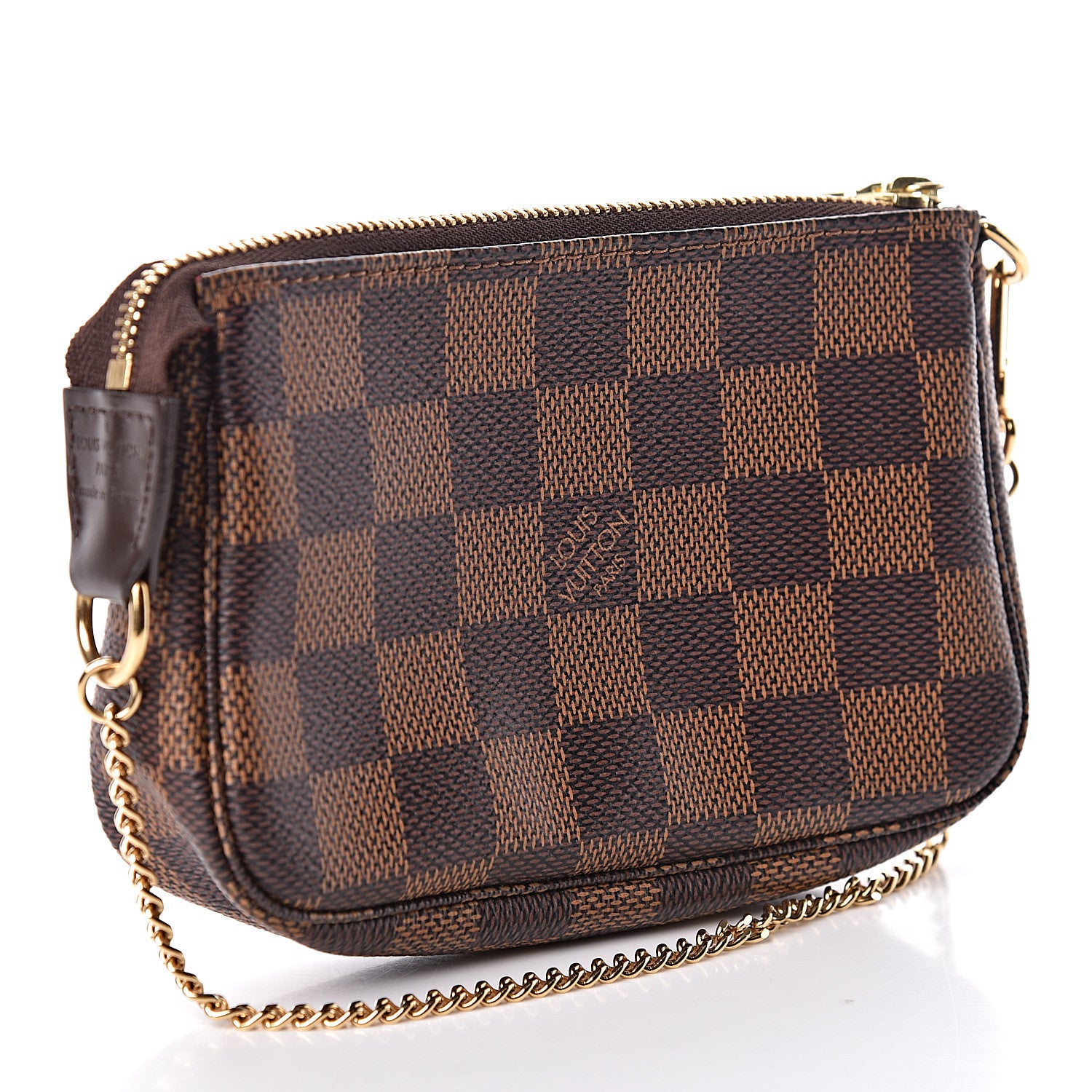 Louis Vuitton Damier Ebene Mini Pochette Accessories 3 of 10