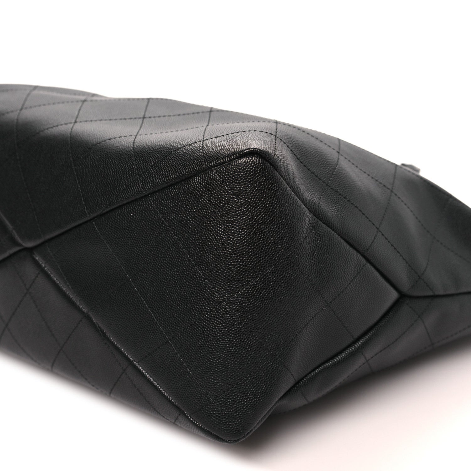 Chanel Shiny Caviar Stitched Softly Quilted Tote Black 10 of 11