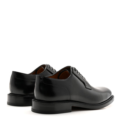 Christian Dior Calfskin Mens Derby Shoes 42 Black 4 of 10