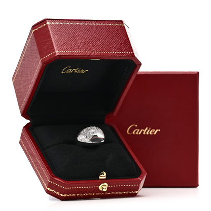 Cartier 18K White Gold Diamond Rock Crystal Myst de Cartier Ring 52 6 7 of 7