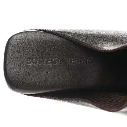Bottega Veneta Nappa Square Toe Slip-On Mule Sandals 38 Brown 6 of 8