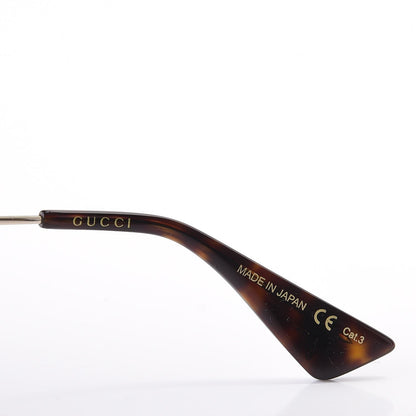 Gucci Web Aviator Sunglasses GG0062S Green Red 5 of 8
