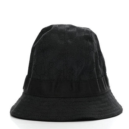 Gucci Monogram Bucket Hat M Black 6 of 9