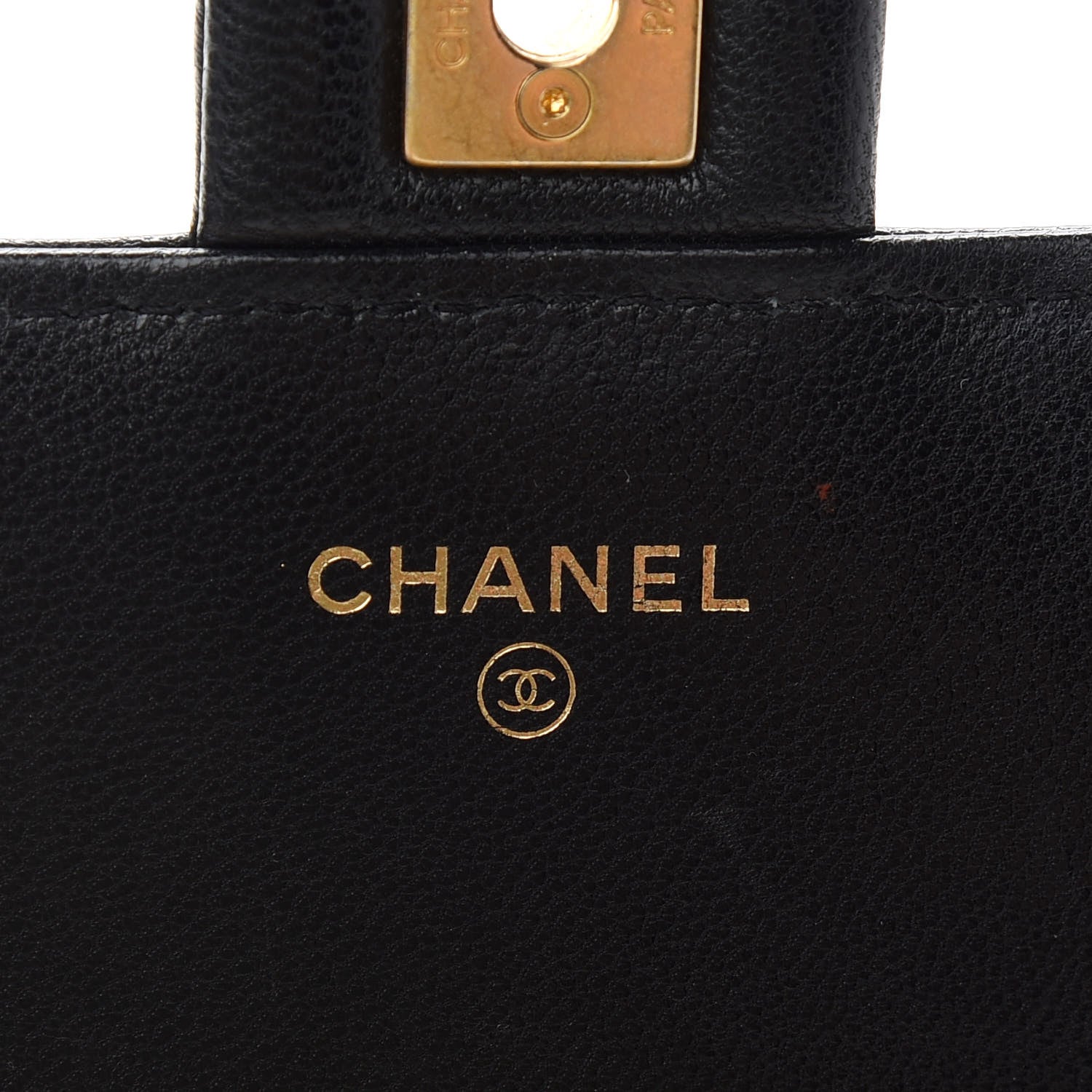 Chanel Goatskin Quilted Chic Pearls Clutch With Chain Black 6 of 10