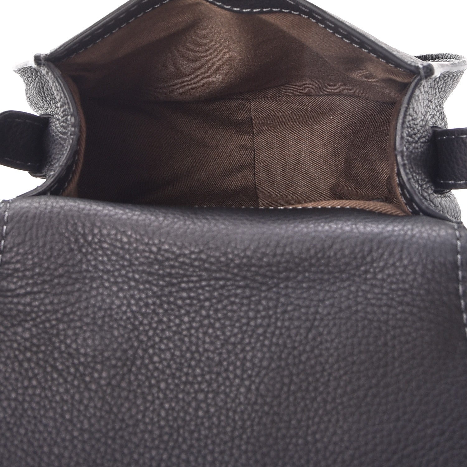 Chloe Calfskin Mini Marcie Round Crossbody Bag Black 5 of 9