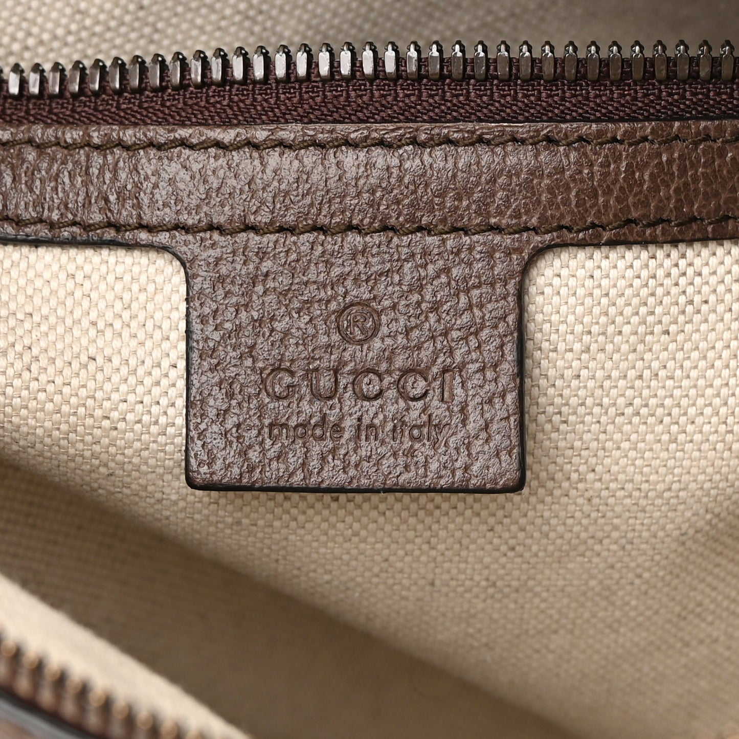 GG Supreme Monogram Web Small Ophidia Messenger Bag Brown