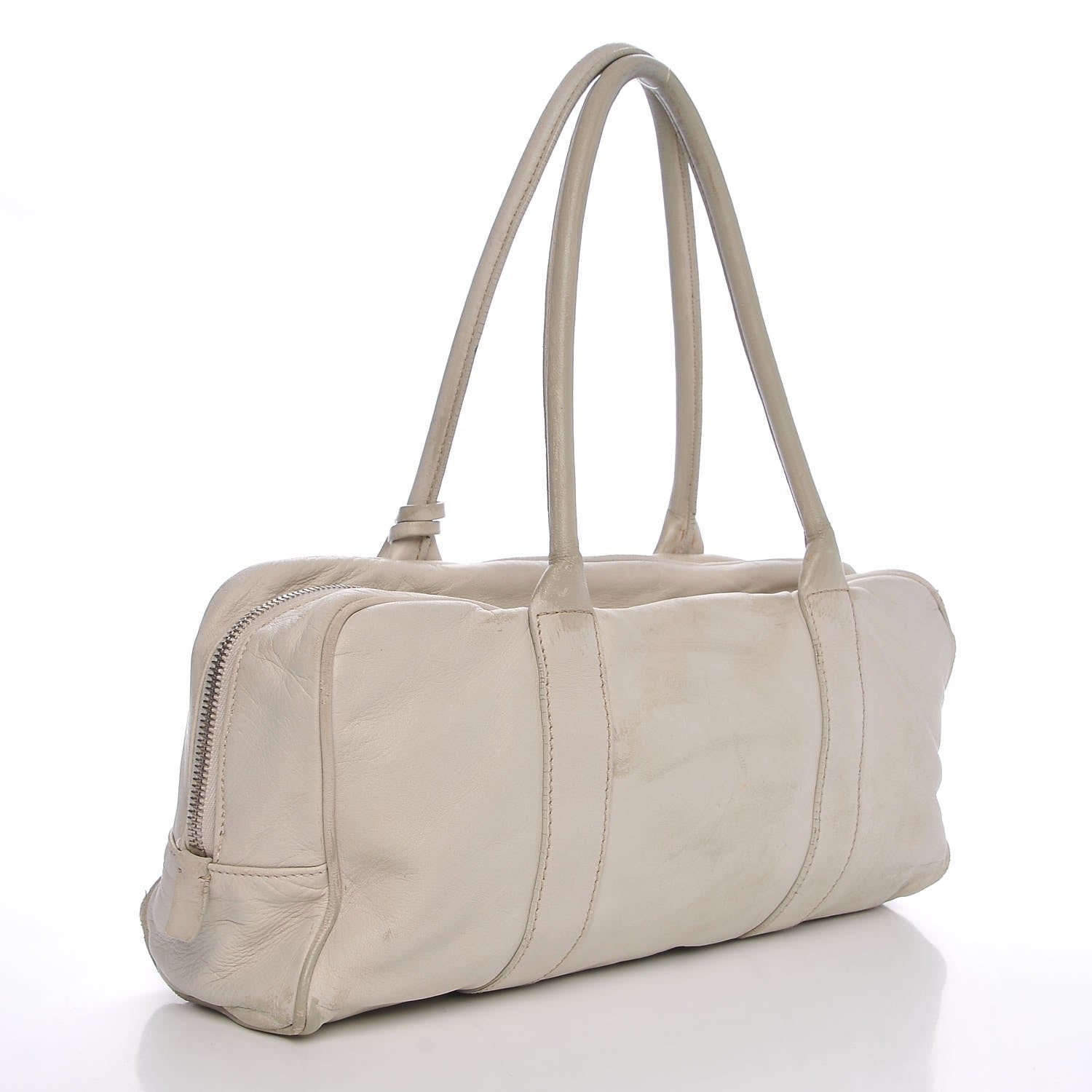 Prada Vitello Bauletto Talco 3 of 28