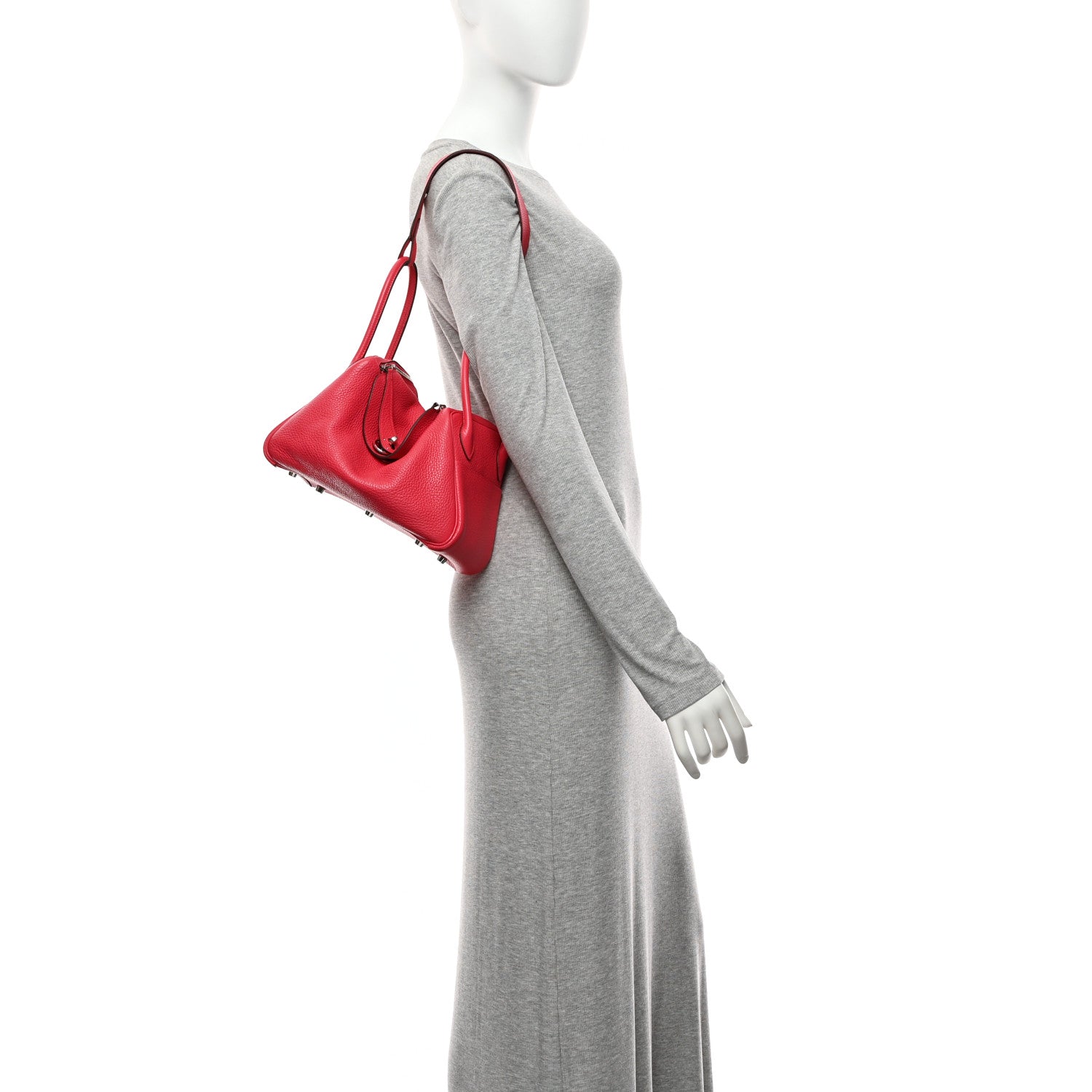 Hermes Taurillon Clemence Lindy 26 Rose Extreme 2 of 10