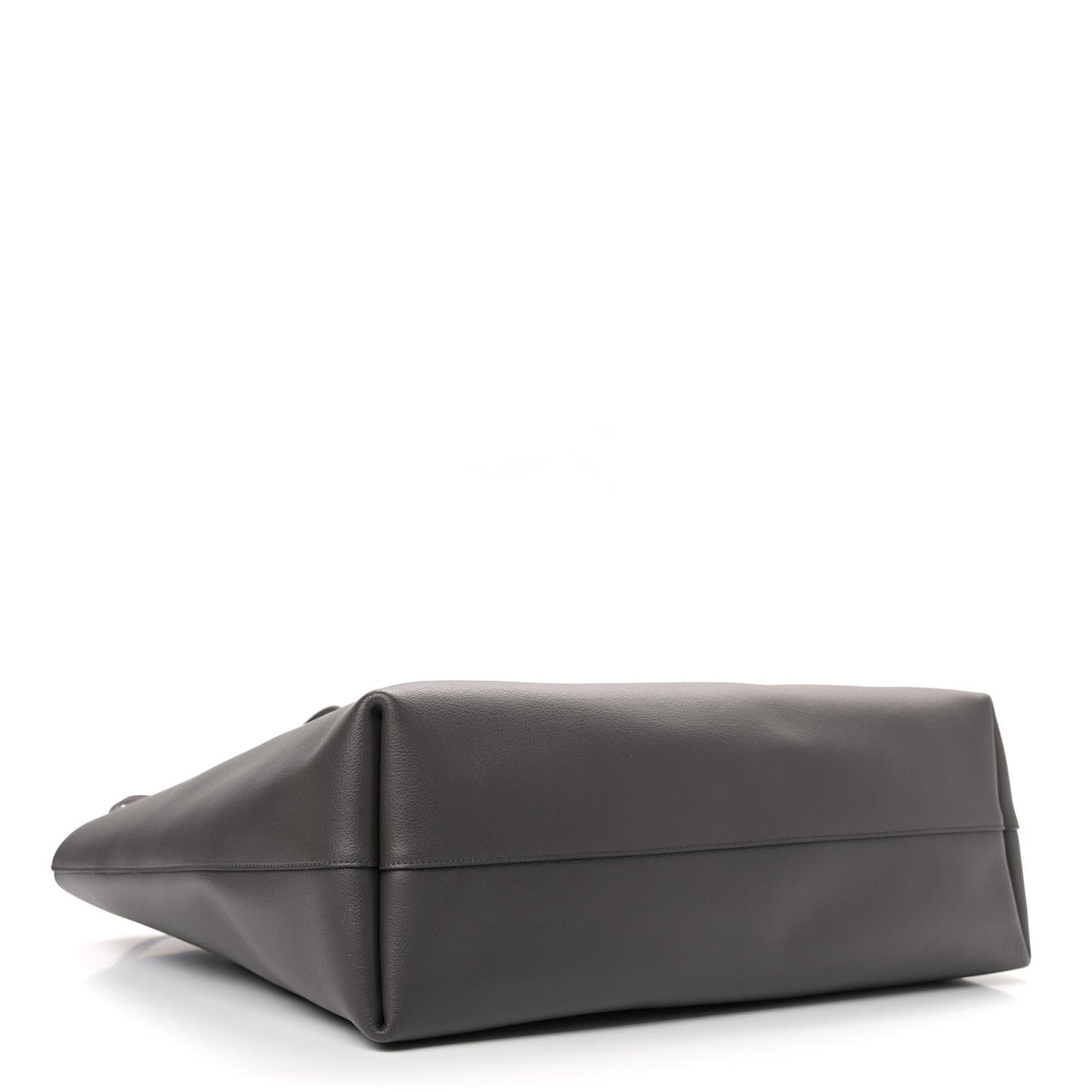 Calfskin Large Shopping Tote Dark Grey