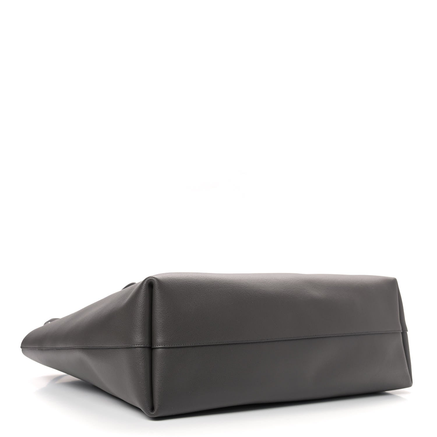 Saint Laurent Calfskin Large Shopping Tote Dark Grey 5 of 10
