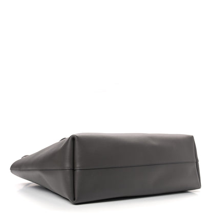 Saint Laurent Calfskin Large Shopping Tote Dark Grey 5 of 10