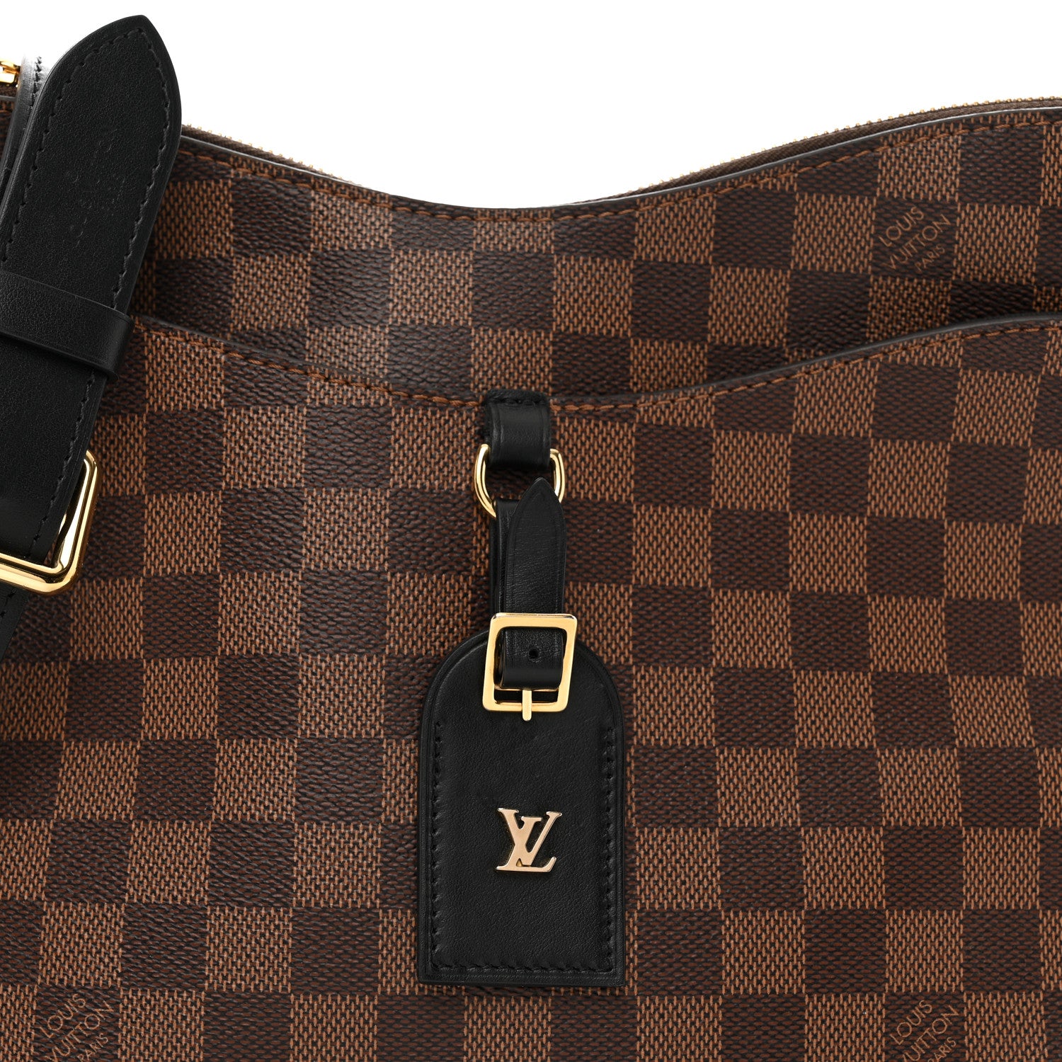 Louis Vuitton Damier Ebene Odeon MM Black 5 of 9