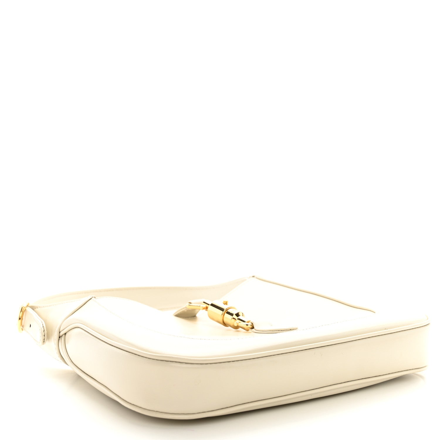 Gucci Boarded Dyana Lux Calfskin Small Jackie 1961 Hobo Mystic White 4 of 13