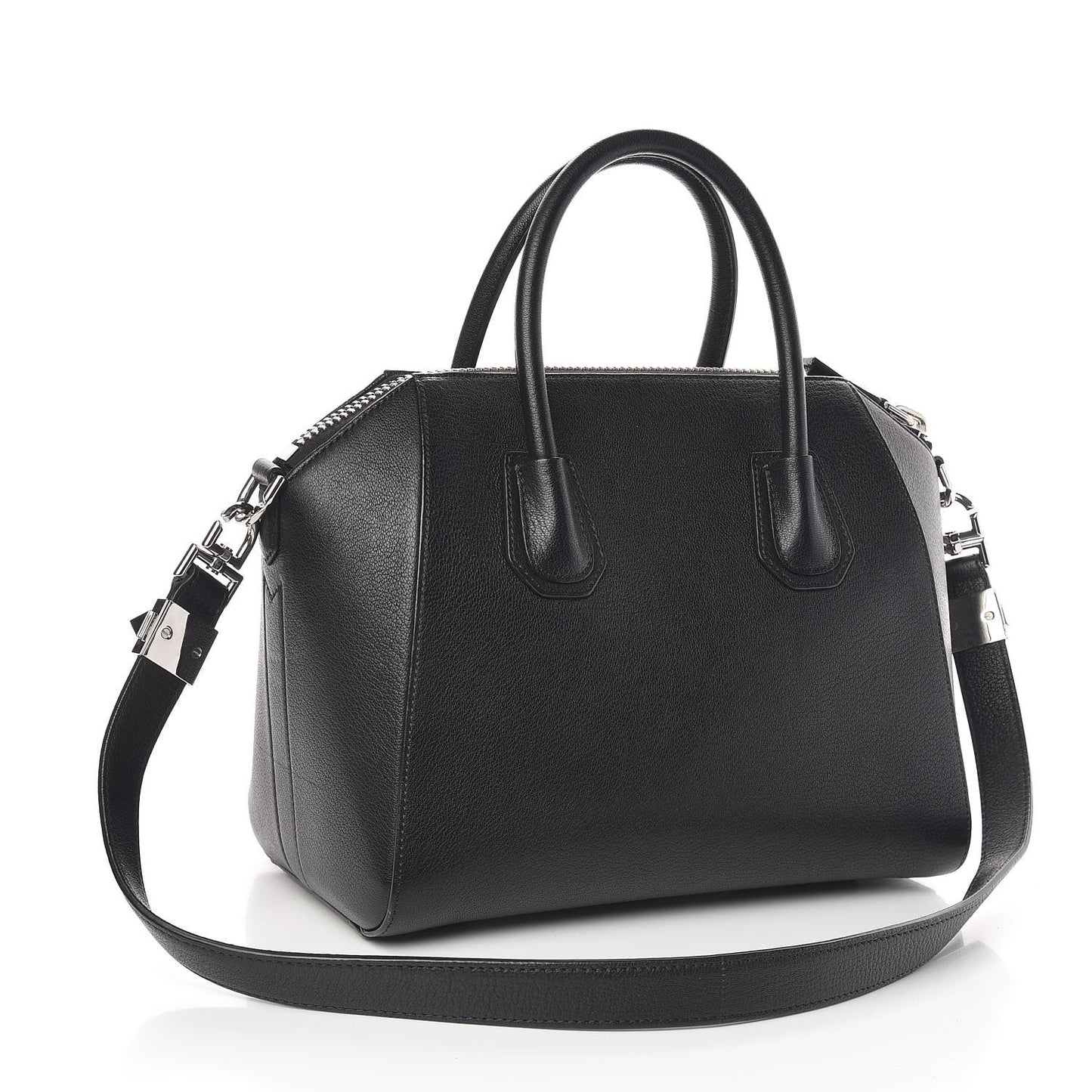 Sugar Goatskin Small Antigona Black