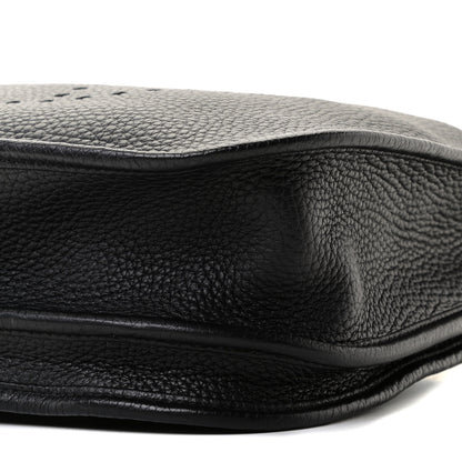 Hermes Taurillon Clemence Evelyne III PM Black 9 of 9