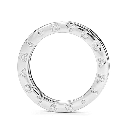 Bulgari 18K White Gold Diamond B.Zero1 One-Band Pave Ring 51 5.75 4 of 5