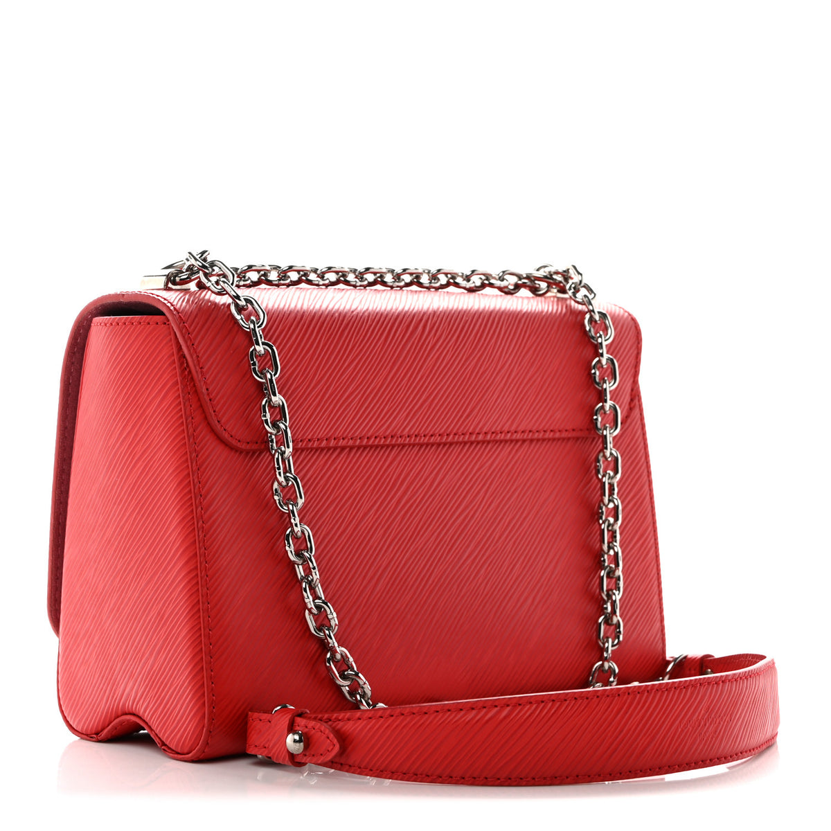 Epi Twist Shoulder Bag MM Coquelicot