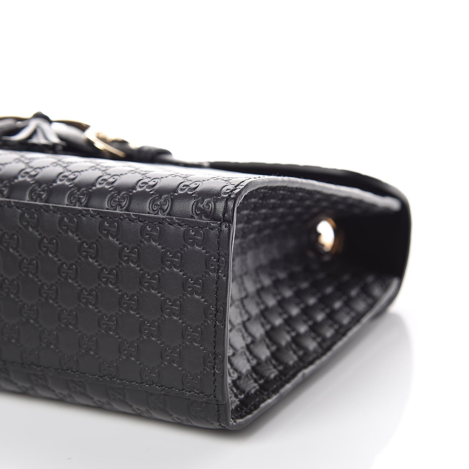 Gucci Microguccissima Medium Emily Chain Shoulder Bag Black 12 of 12