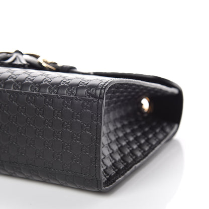 Gucci Microguccissima Medium Emily Chain Shoulder Bag Black 12 of 12