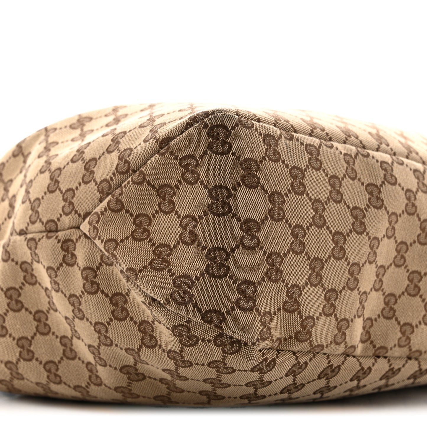 Monogram Large Horsebit Chain Hobo Dark Brown